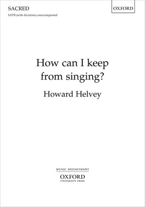 Book cover for How can I keep from singing?