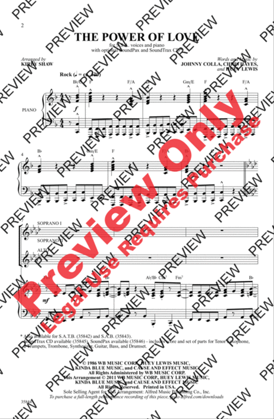 The Power of Love Women's Choir scores gallery preview page 2