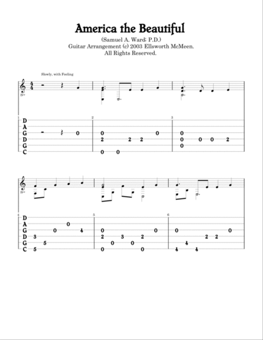 The Singing Guitar Acoustic Guitar scores gallery preview page 6