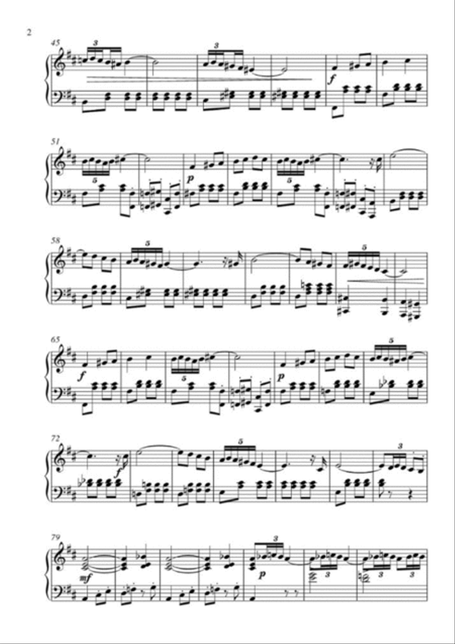 Suspiros De Espana Piano Solo scores gallery preview page 2