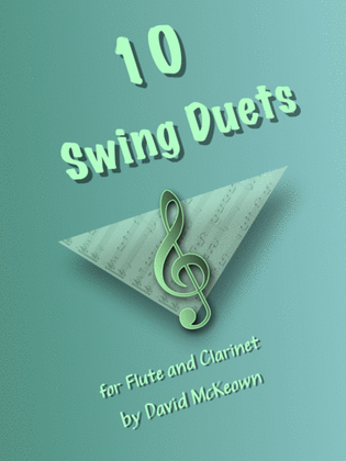Book cover for 10 Swing Duets for Flute and Clarinet