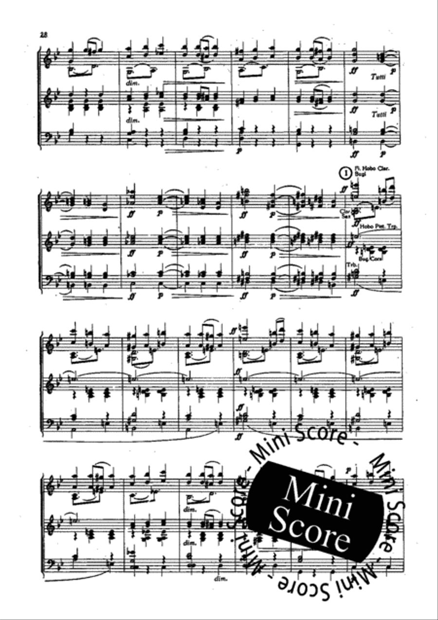 Slavische Dansen no 1,6 en 8 Fanfare Band scores gallery preview page 30