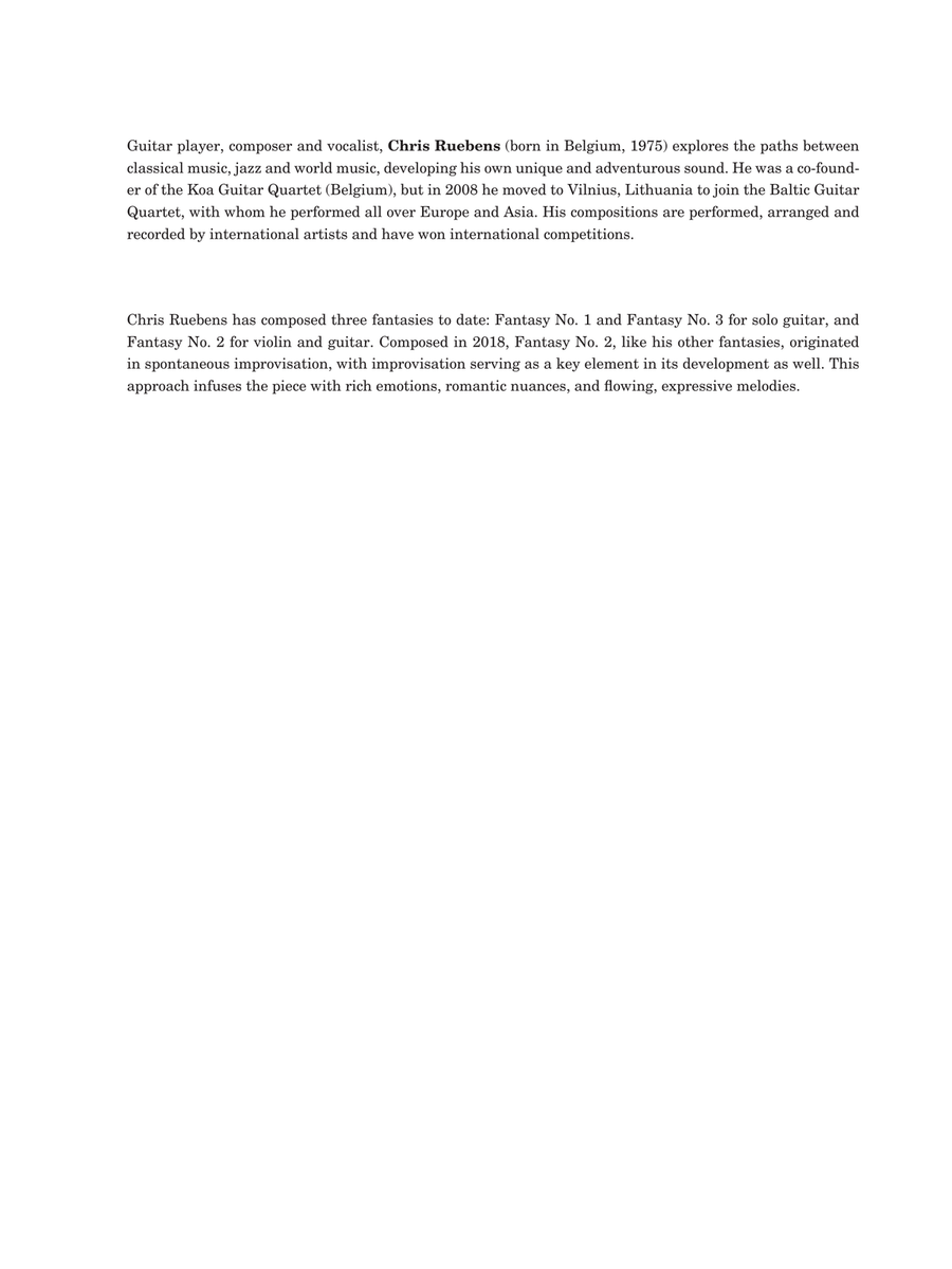 Fantasy No. 2 Violin scores gallery preview page 3