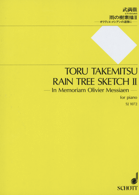 Rain Tree Sketch Ii, Piano