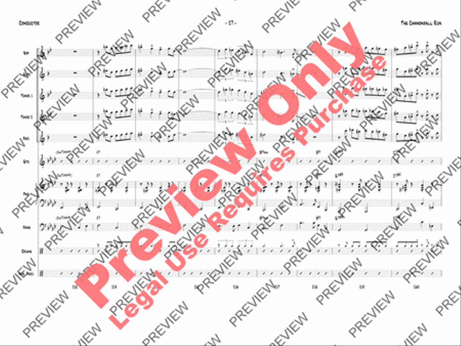 The Cannonball Run The Cannonball Run Jazz Ensemble scores gallery preview page 30