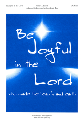 Be Joyful in the Lord