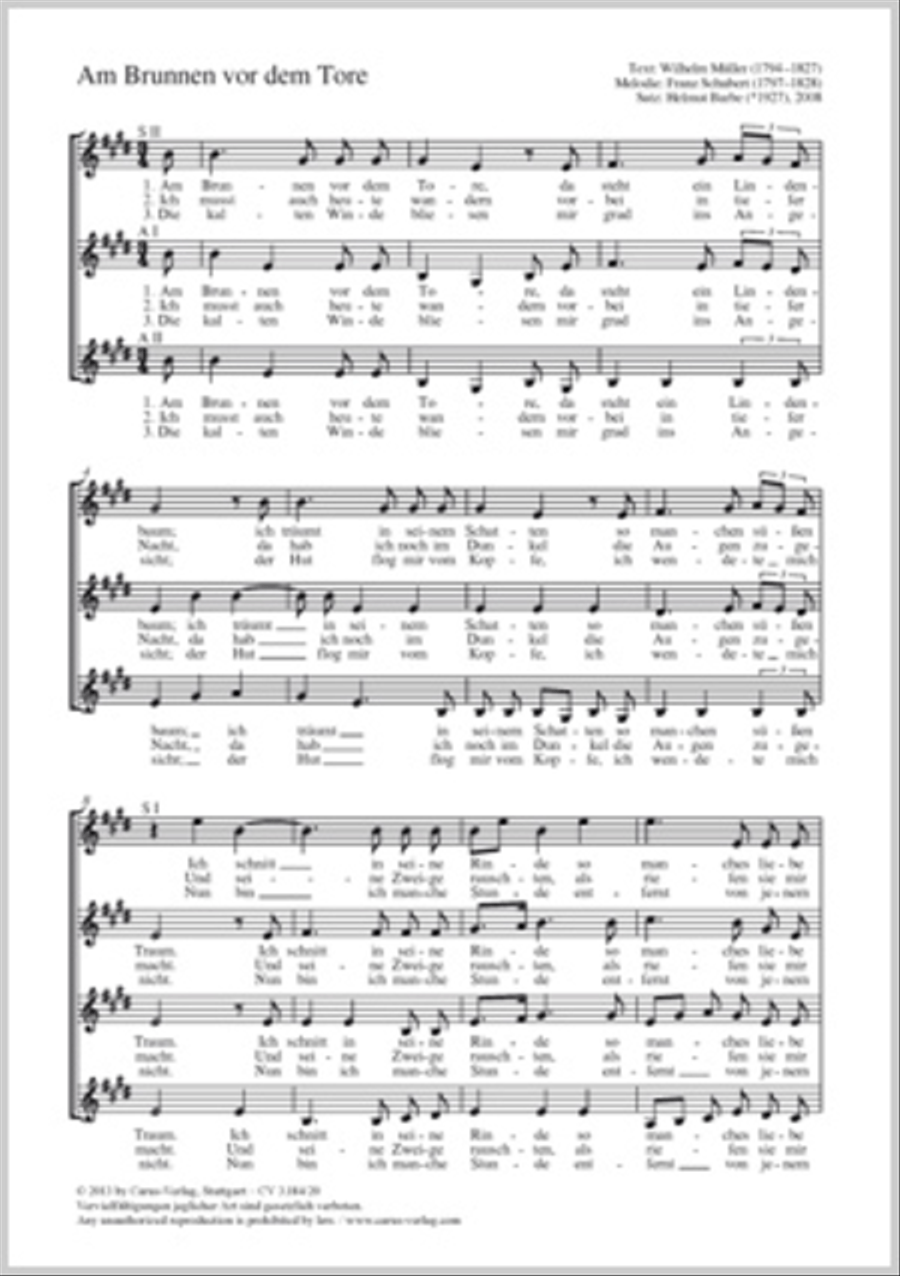 Am Brunnen vor dem Tore SSAA scores gallery preview page 1