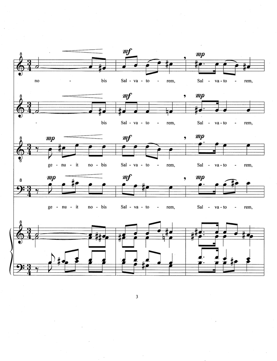 Motetti de la Corona (2020) 4-Part scores gallery preview page 5