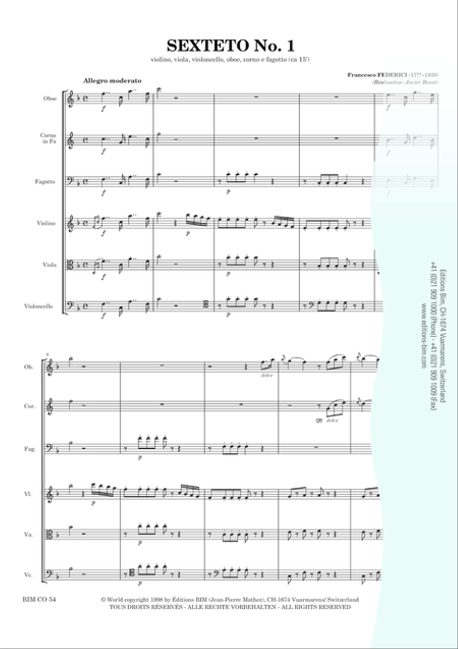 Sesteto No 1 Bassoon scores gallery preview page 2