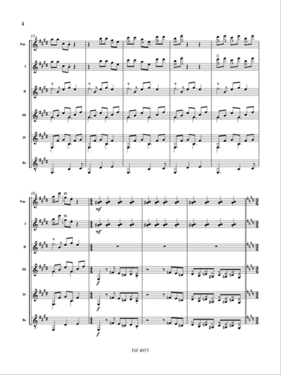 Les voyages de Gulliver Les voyages de Gulliver Guitar Ensemble scores gallery preview page 5