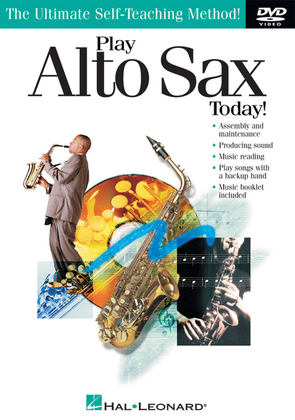 Book cover for Play Alto Sax Today! DVD