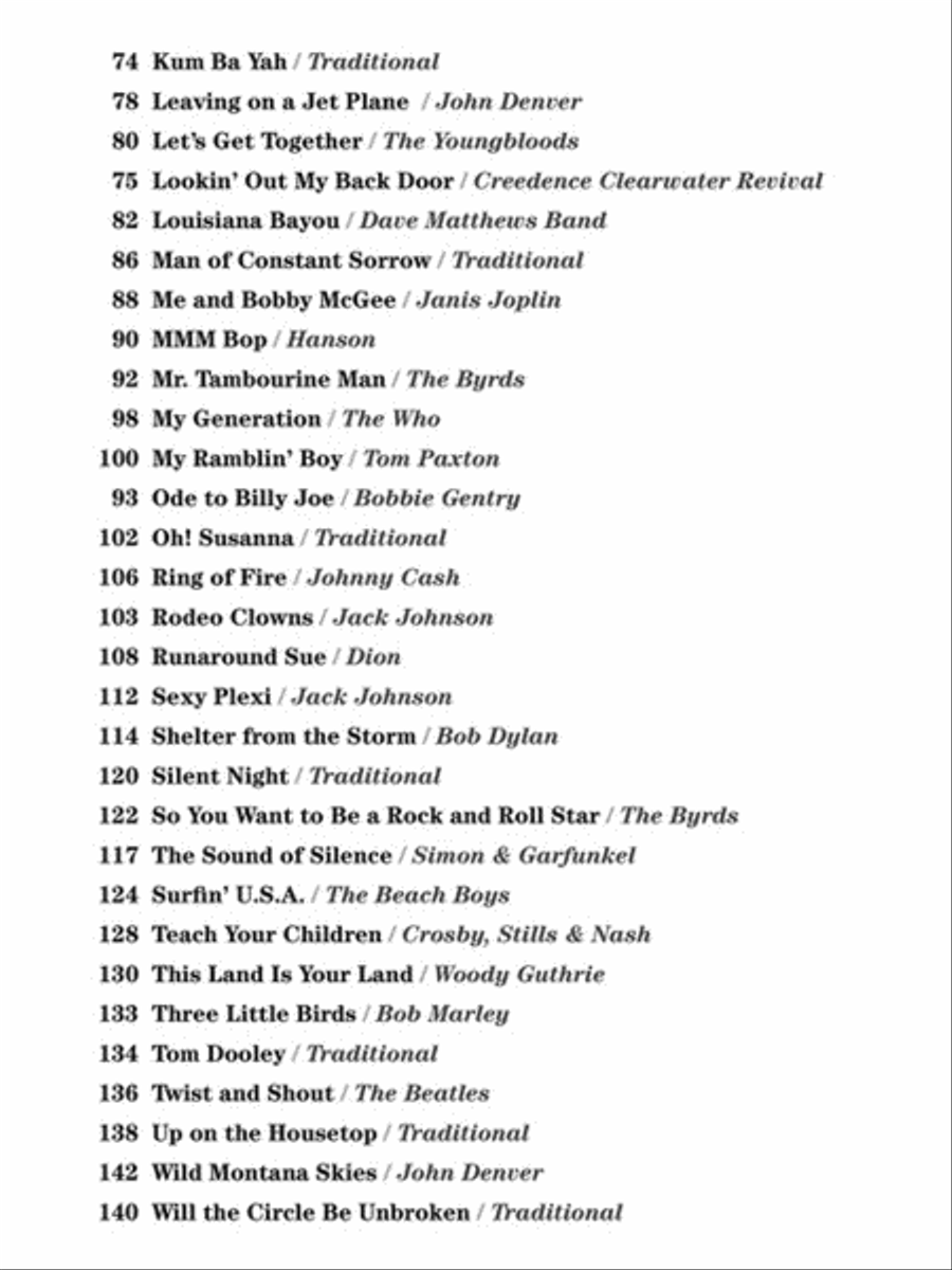 The 4-Chord Ukulele Songbook Voice scores gallery preview page 3