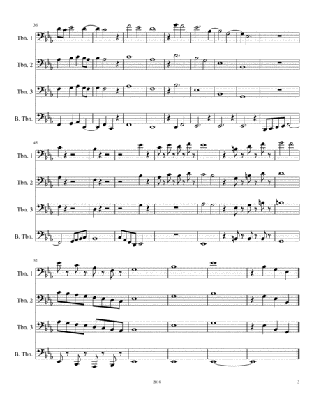 Trombone Quartet No. 2 image number null