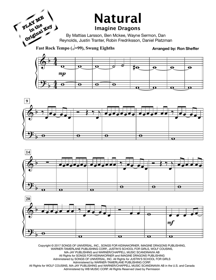 Imagine dragons natural midi outlet