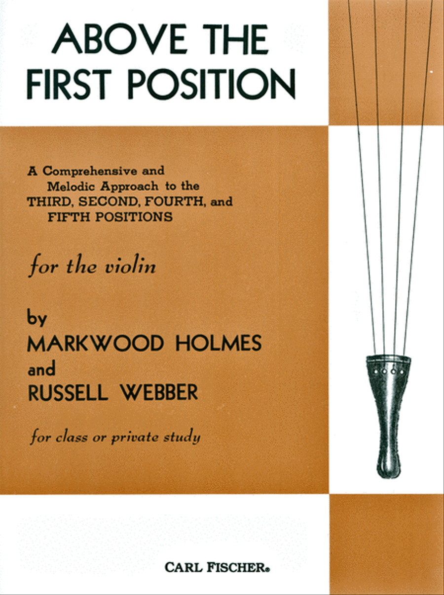 Above the First Position by Various Violin - Sheet Music