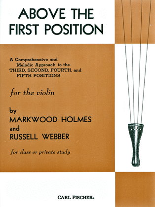 Book cover for Above the First Position
