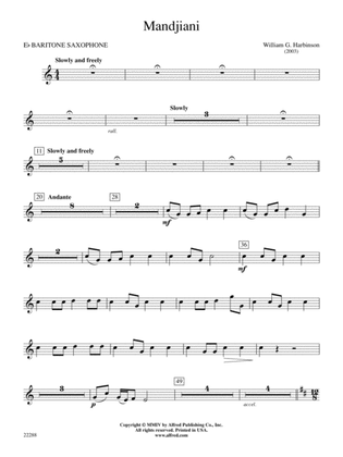 Mandjiani: E-flat Baritone Saxophone