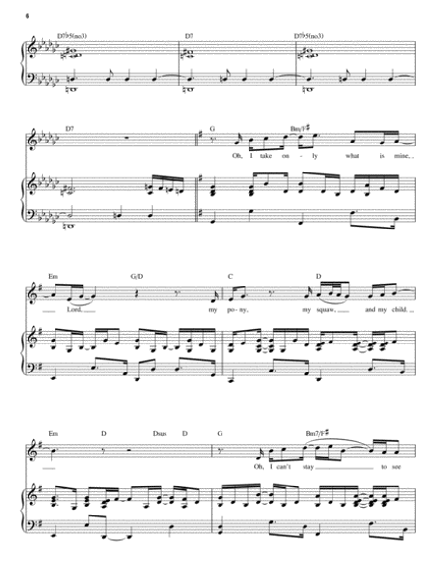Indian Sunset Piano scores gallery preview page 6