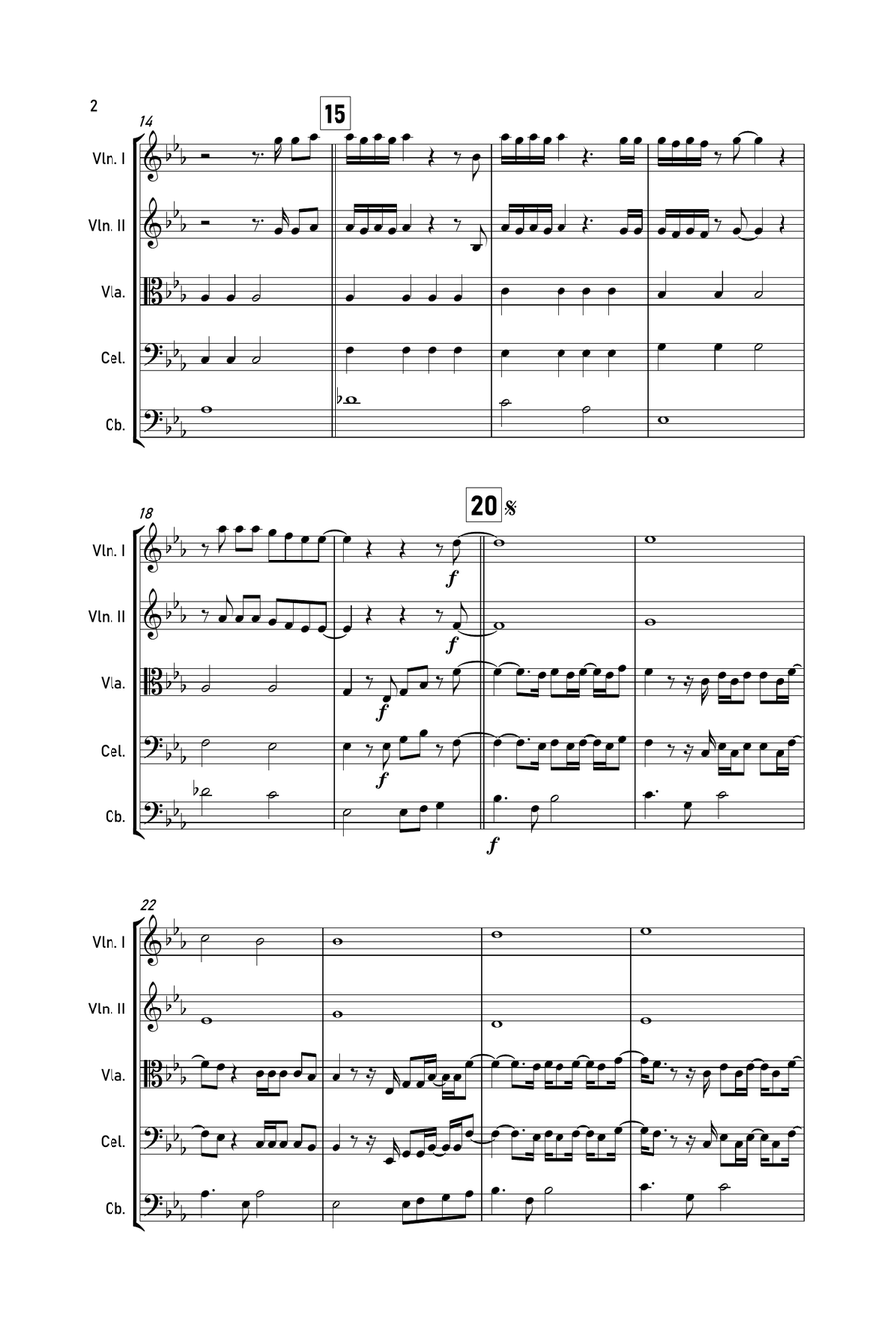 Angels String Quartet scores gallery preview page 2