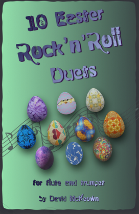Book cover for 10 Easter Rock'n'Roll Duets for Flute and Trumpet