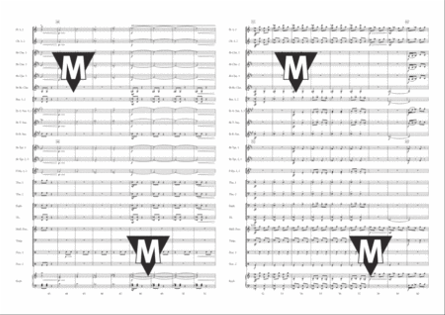 A Little Suite of Horror Concert Band scores gallery preview page 12