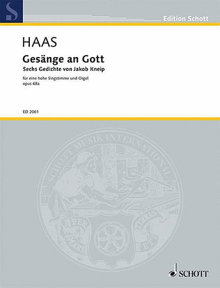 Book cover for Haas J Gesaenge An Gott Op68/1 (ep)
