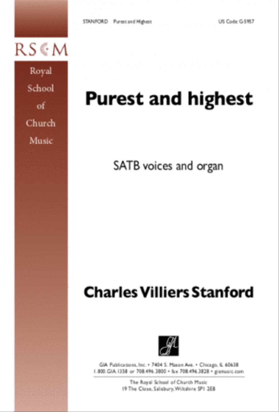 Purest and Highest Purest and Highest 4-Part scores gallery preview page 1