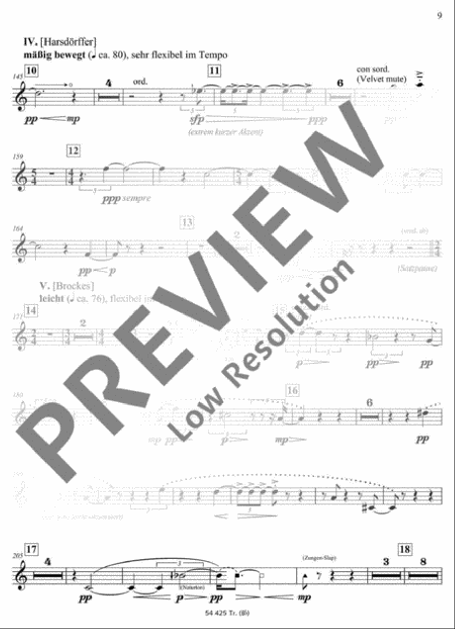 vergehn wie Rauch SSAATTBB scores gallery preview page 19