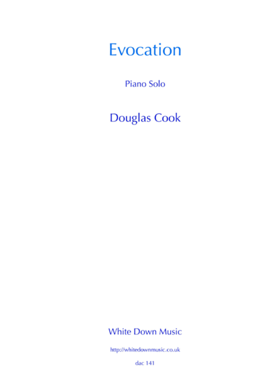 Evocation Piano Solo scores gallery preview page 1