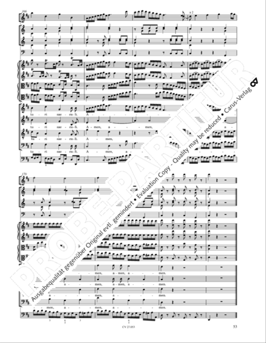 Creation Mass in A-major after Joseph Haydn (Schopfungsmesse in A nach Joseph Haydn) 4-Part scores gallery preview page 54