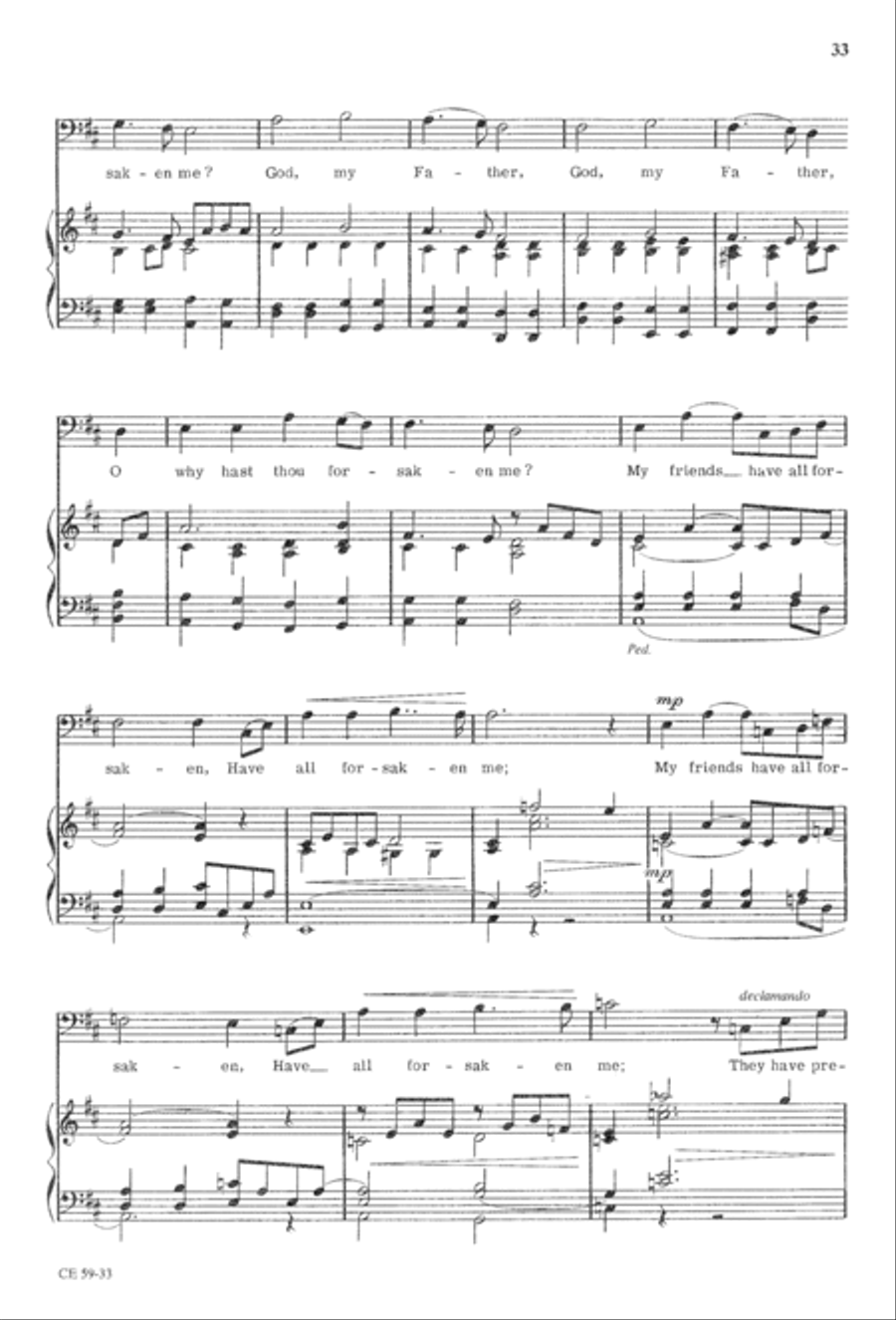 The Seven Last Words of Christ 4-Part scores gallery preview page 35