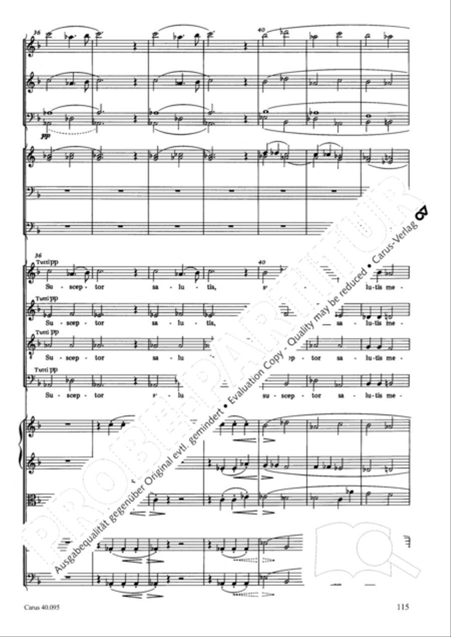 The Seven Words (Die Sieben Worte) 4-Part scores gallery preview page 130