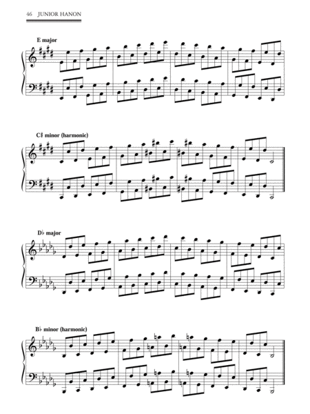 Junior Hanon by Charles-Louis Hanon Piano Method - Sheet Music