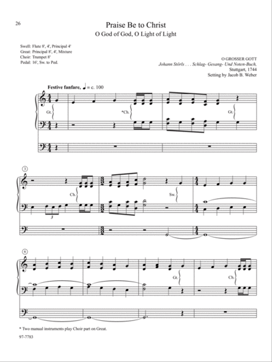 Soli Deo Gloria: Eight Distinctive Chorale Preludes for Every Organist, Set 4 Organ scores gallery preview page 11