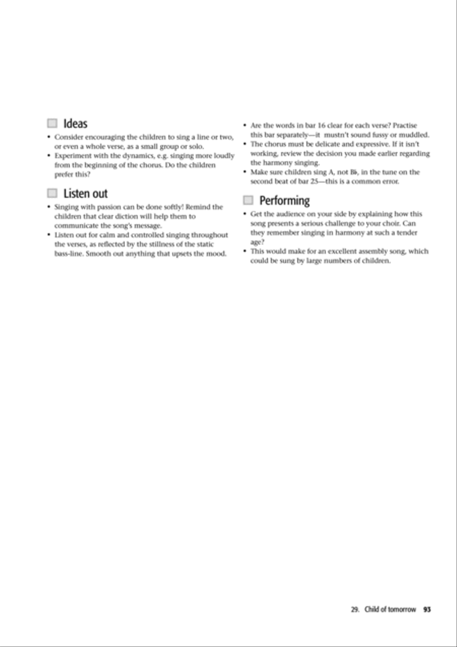 Junior Voiceworks 2 Unison Choir scores gallery preview page 28