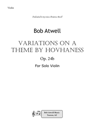 Variations on a Theme by Hovhaness (Violin)