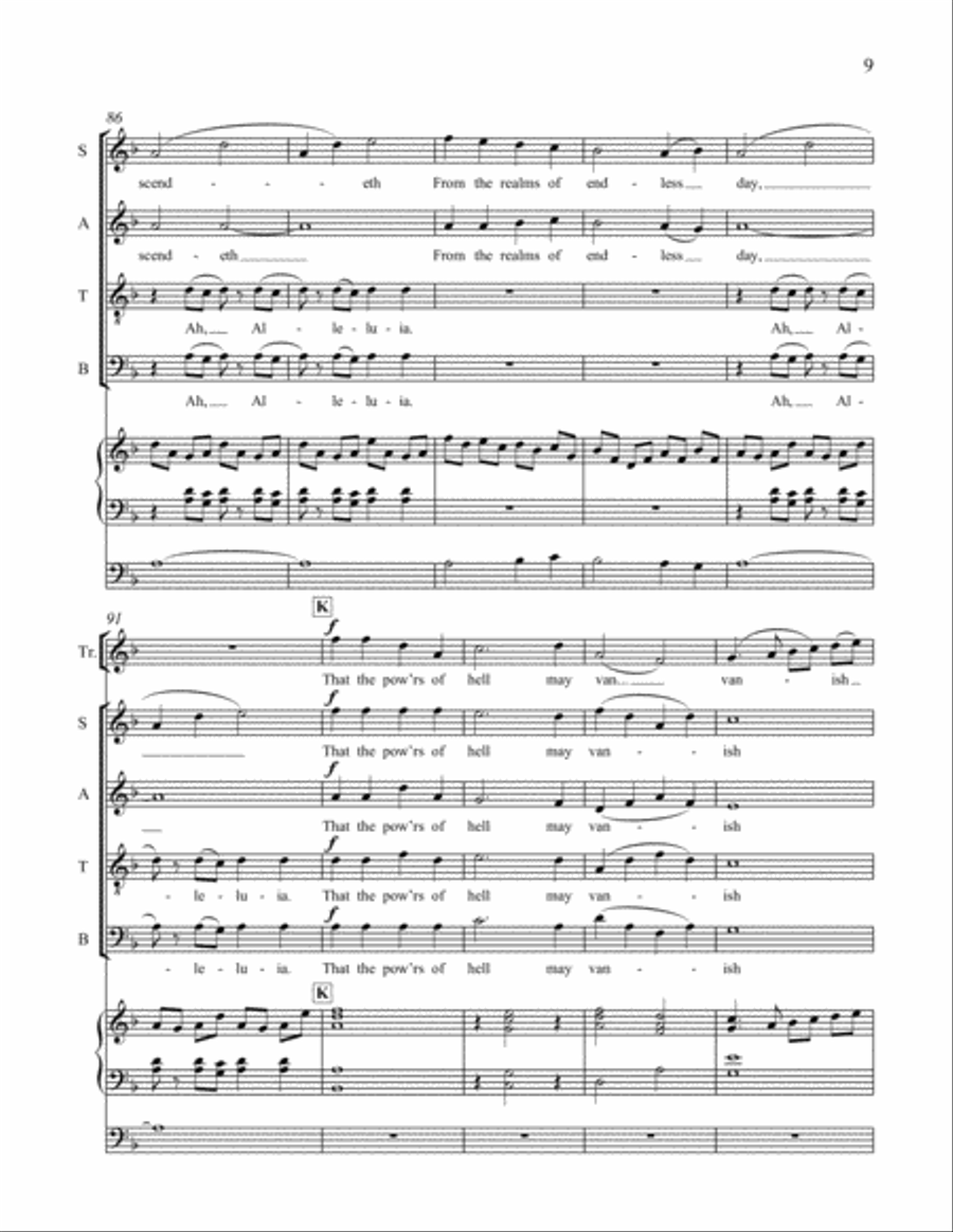 Light of Light 4-Part scores gallery preview page 16