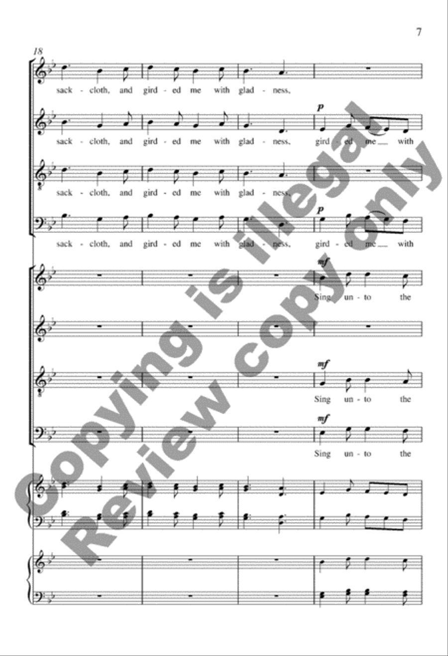 Mourning into Dancing from Suite Remembrance 4-Part scores gallery preview page 6