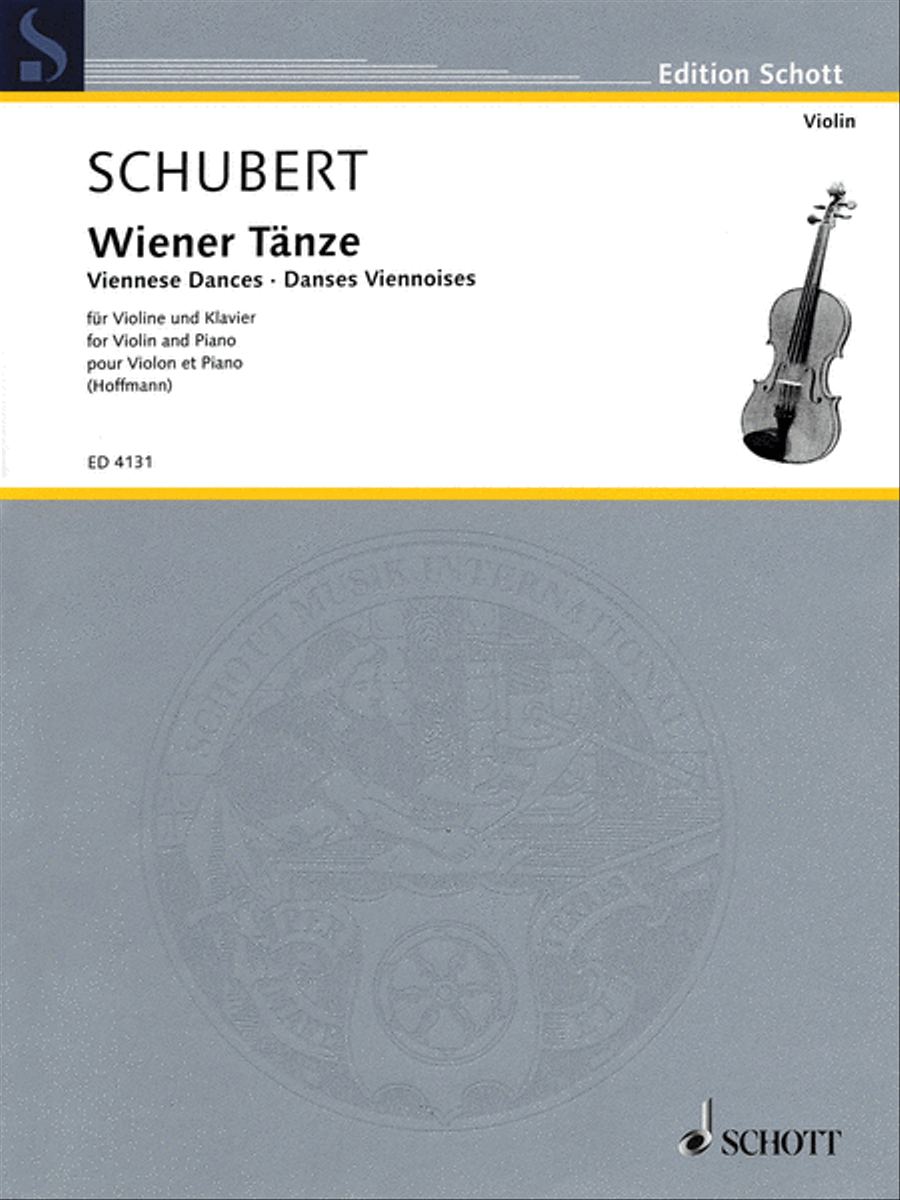 Viennese Dances Violin Solo scores gallery preview page 1