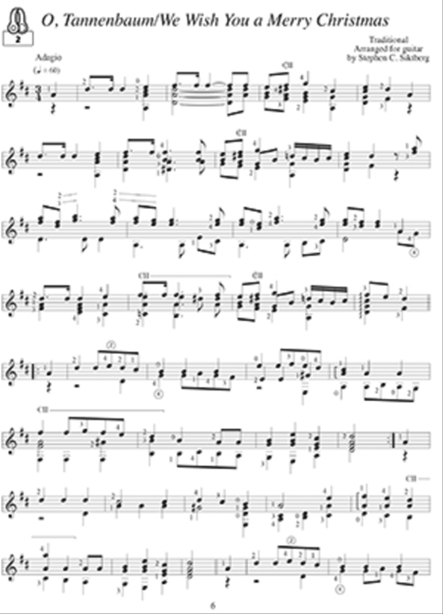 Traditional Christmas Favorites for Classical Guitar Lute scores gallery preview page 2