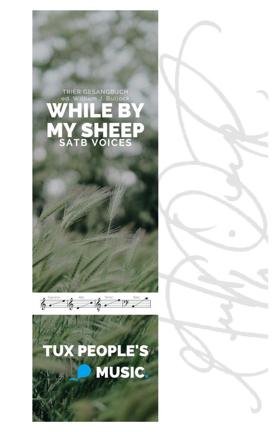 While by my Sheep 4-Part scores gallery preview page 1