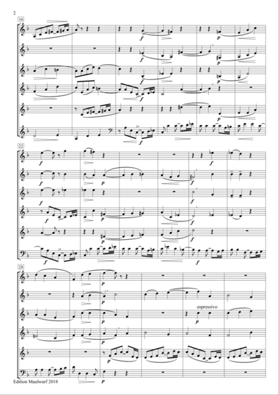 Agnus Dei Horn scores gallery preview page 4