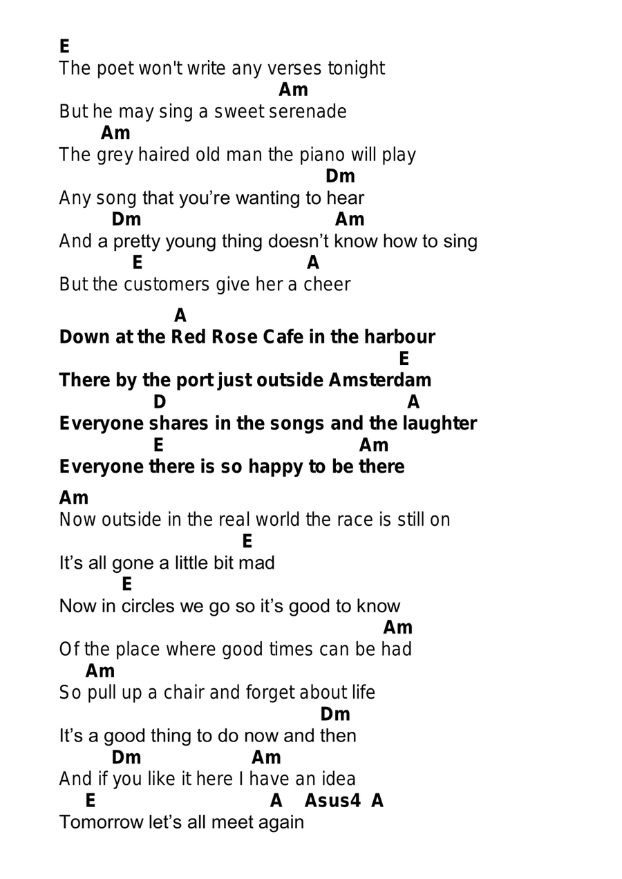 The Red Rose Cafe Acoustic Guitar scores gallery preview page 2