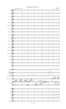 Book cover for Bachburg Concerto No. 2 for Solo Alto Saxophone and Piano with Orchestra