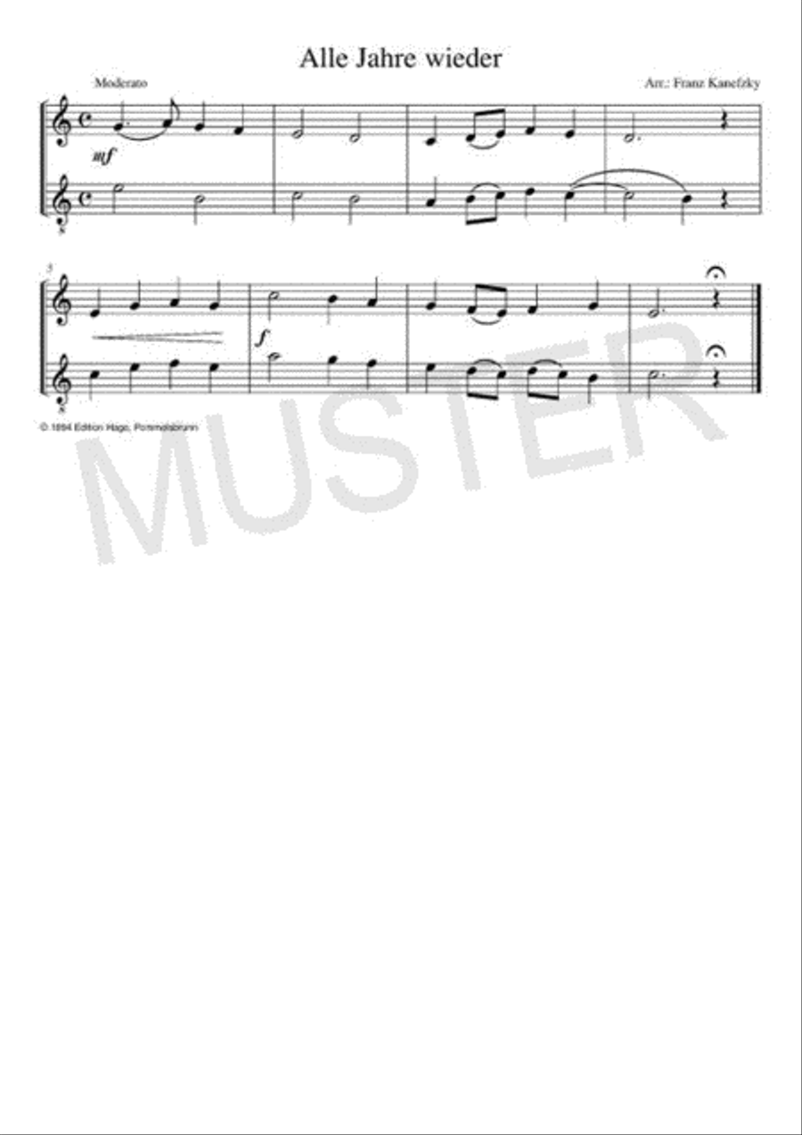Christmas Time Duets für 2 Blockflöten Woodwind Duet scores gallery preview page 2