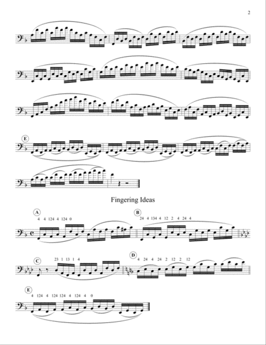 13 Selected Rose Etudes Euphonium scores gallery preview page 3