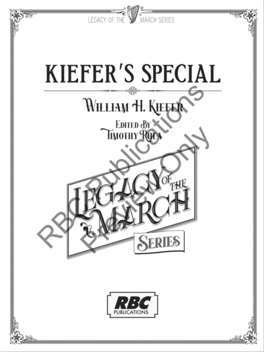 Kiefer's Special Concert Band scores gallery preview page 2