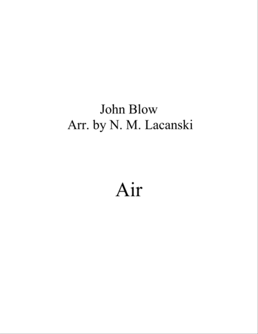 Air Air Clarinet scores gallery preview page 1