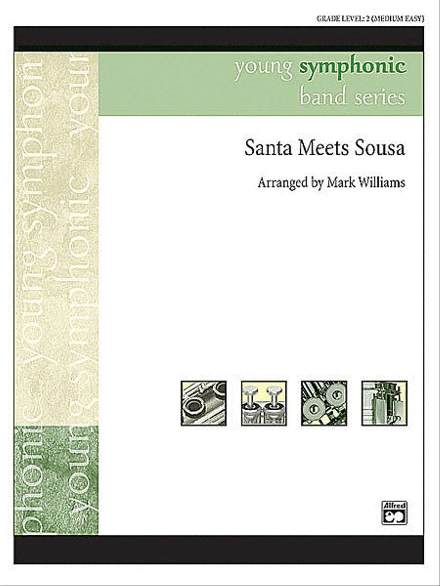 Santa Meets Sousa Concert Band scores gallery preview page 1