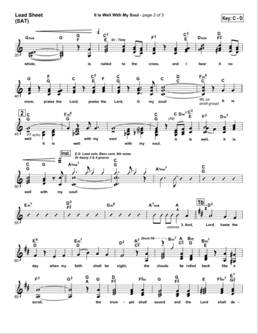 It Is Well with My Soul It Is Well with My Soul Piano scores gallery preview page 2